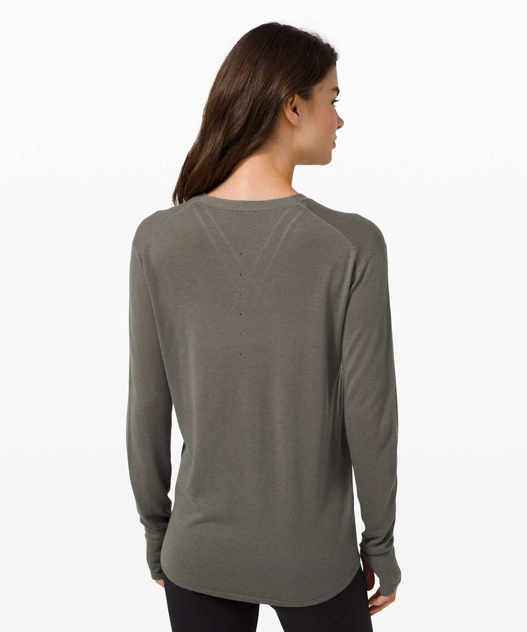 Lululemon Easy Days Long Sleeve - Grey Sage