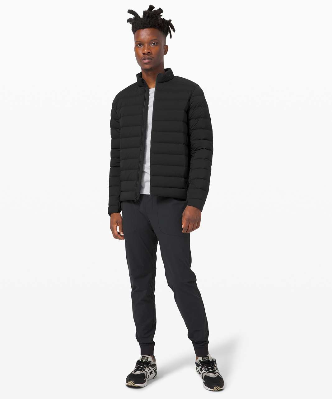 Lululemon Navigation Stretch Down Jacket - Black (First Release) - lulu ...