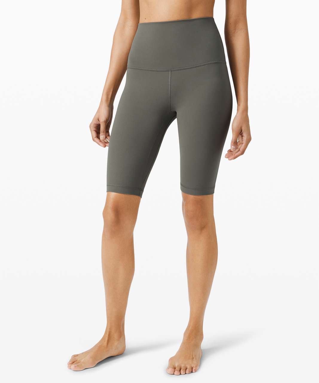 Lululemon Align Super High Rise Short *10 - Grey Sage - lulu fanatics