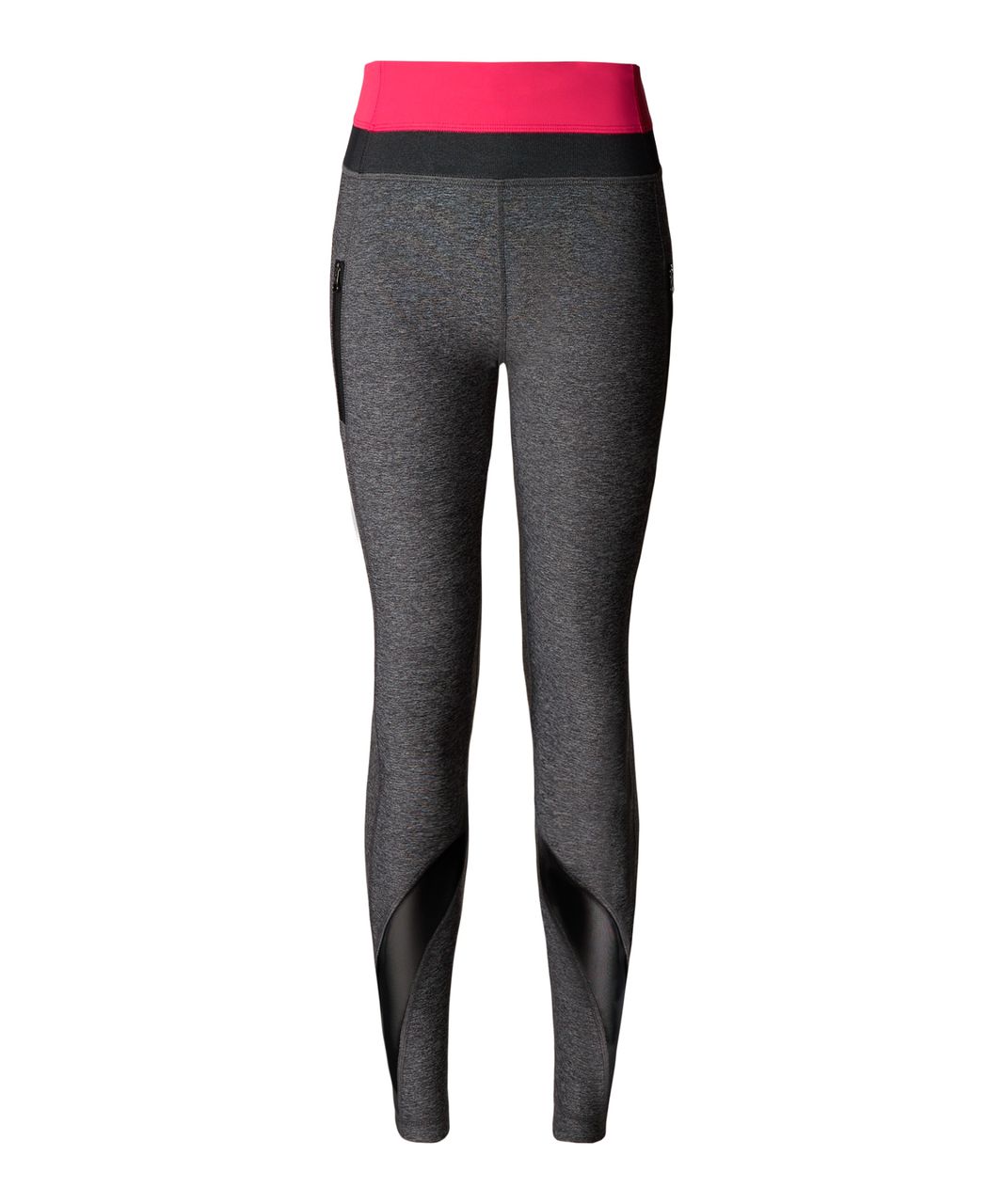 Lululemon Inspire Crop II *Luxtreme - Heathered Black / Black - lulu  fanatics