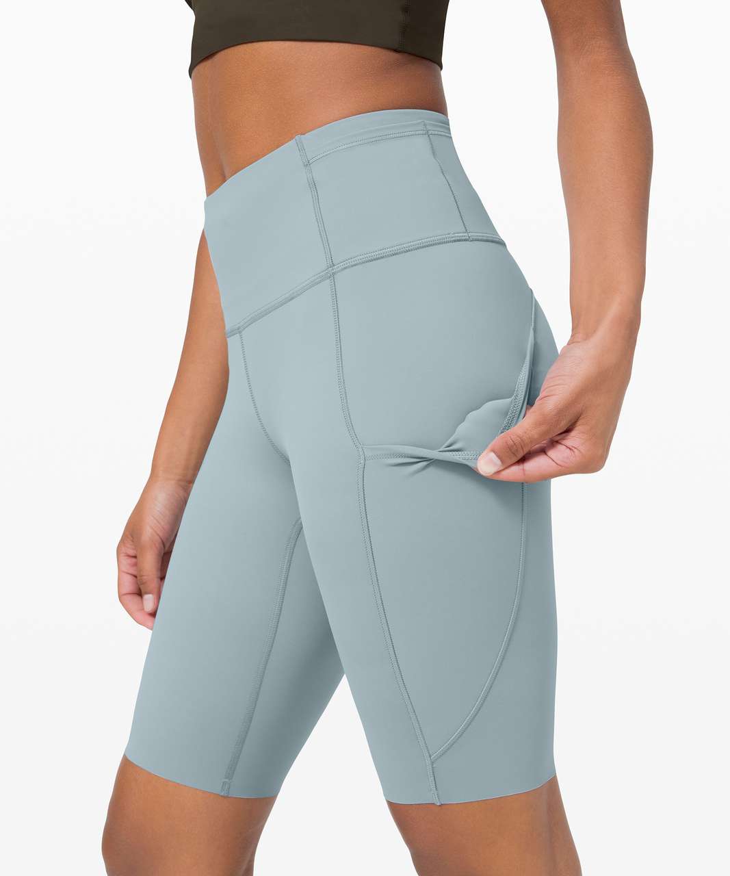 Lululemon Fast And Free Short 10" *Non-Reflective - Blue Cast