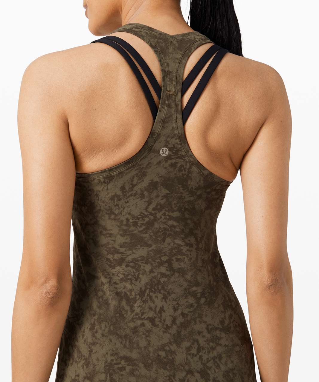 Lululemon Cool Racerback II *Nulu - Summer Shade Medium Olive Dark Olive