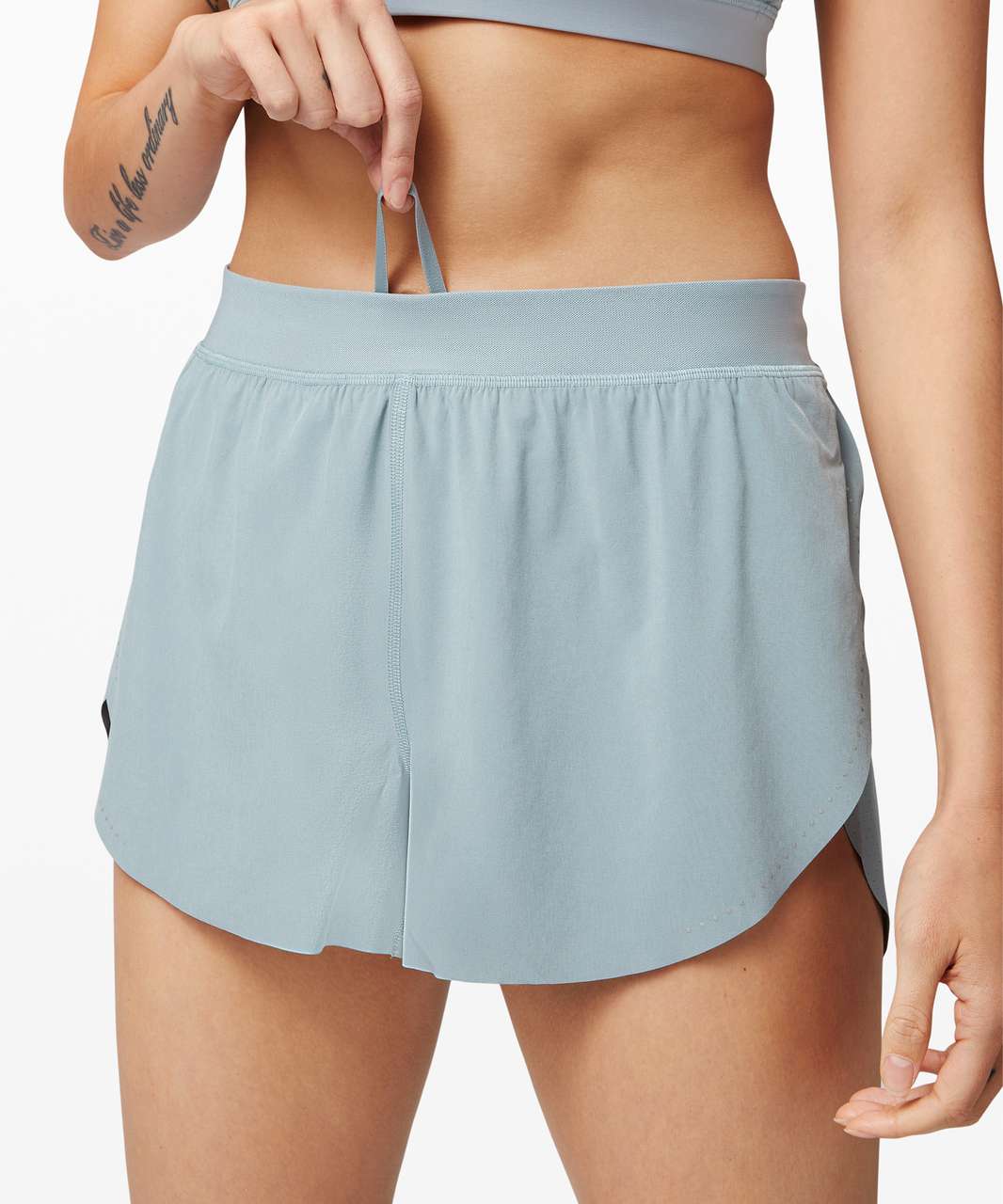 Lululemon Track That High-Rise Short 3 Lined - Water Drop - lulu fanatics