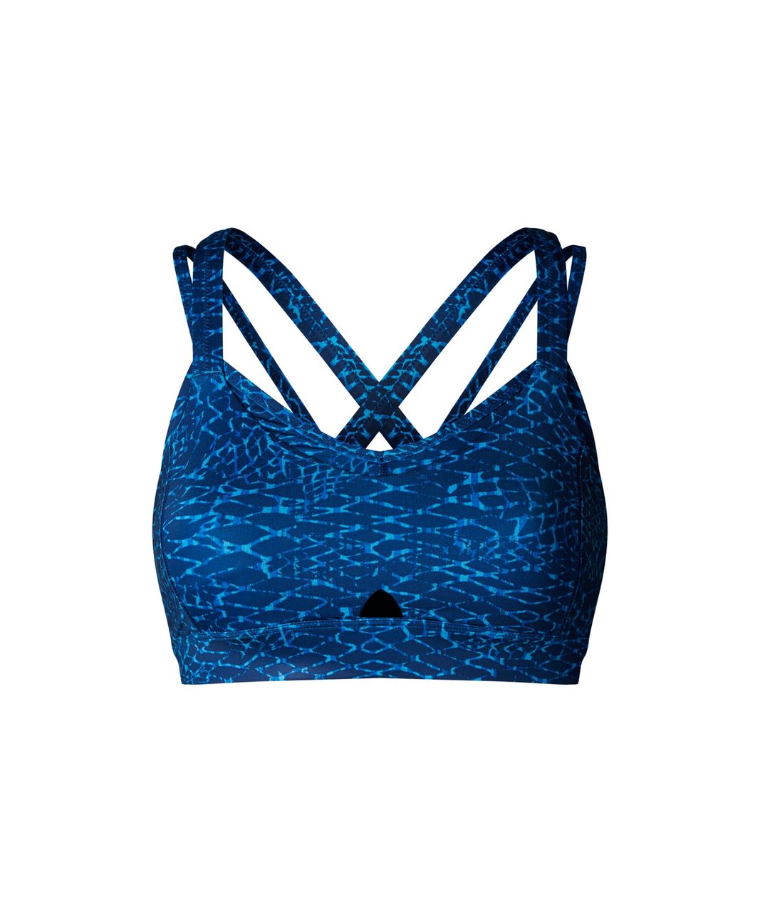 Lululemon Energy Bra (Exhale) - Samba Snake Kayak Blue Hero Blue / Hero  Blue - lulu fanatics