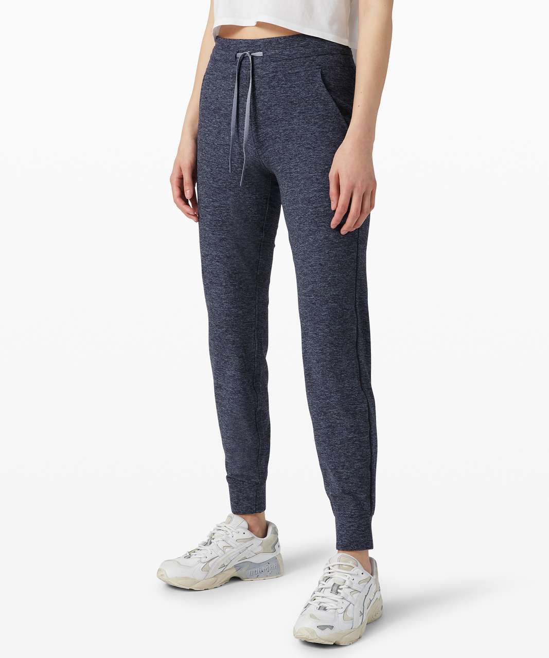 Lululemon Ready To Rulu Pant *29 - Heathered Peri Purple / Black - lulu  fanatics