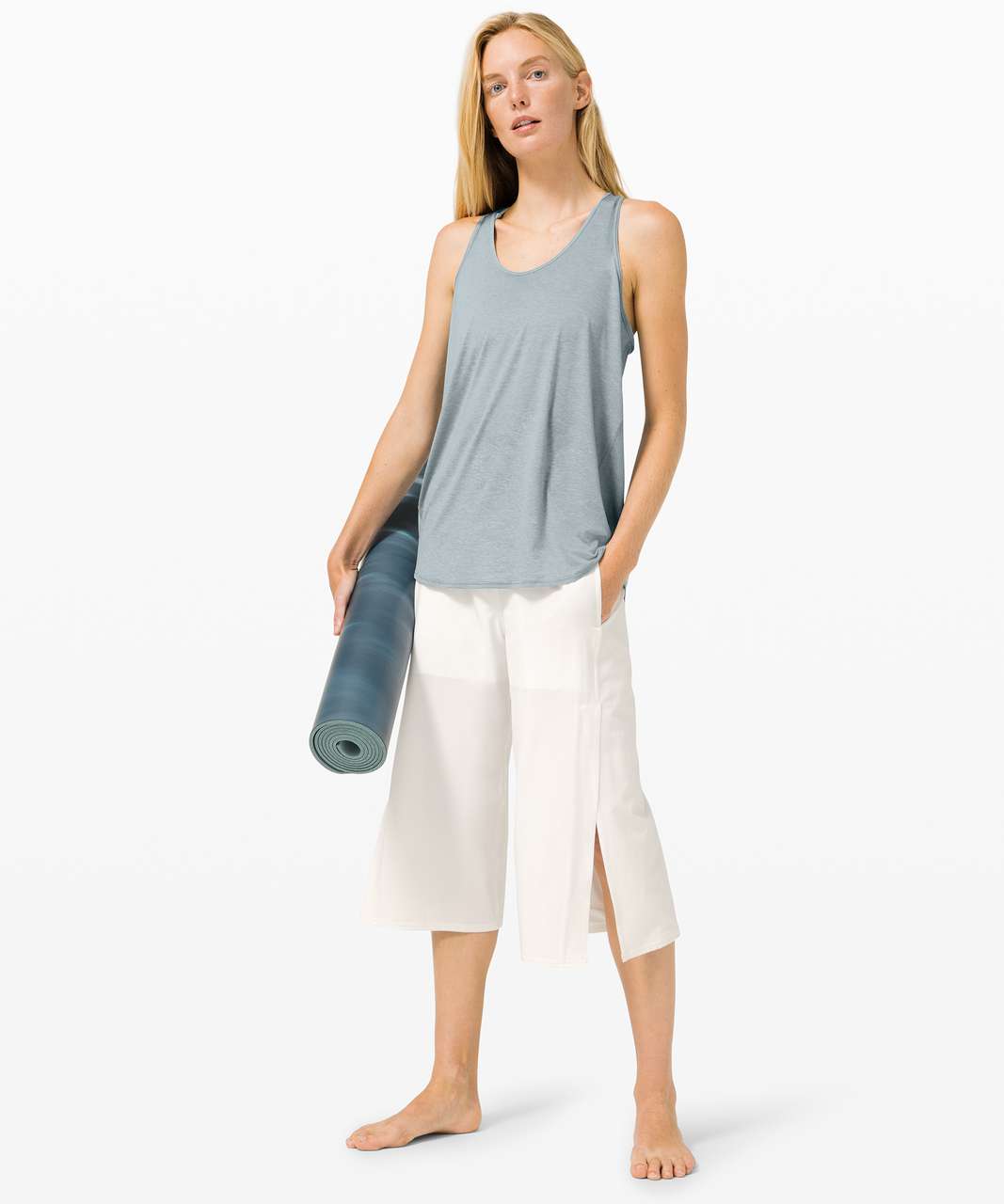 Lululemon Essential Tank *Pleated - Blue Cast