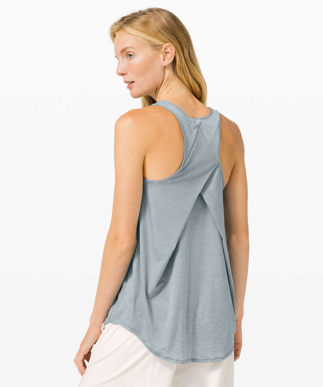 Lululemon Essential Tank *Pleated - Blue Cast