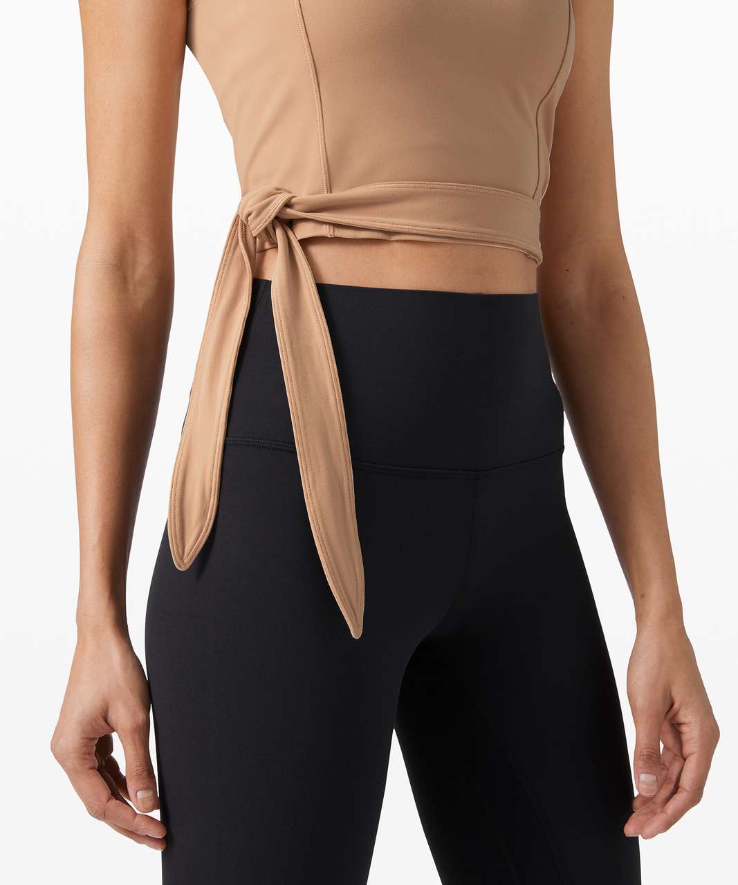 Lululemon Get Centred Crop Tank - Beech Wood