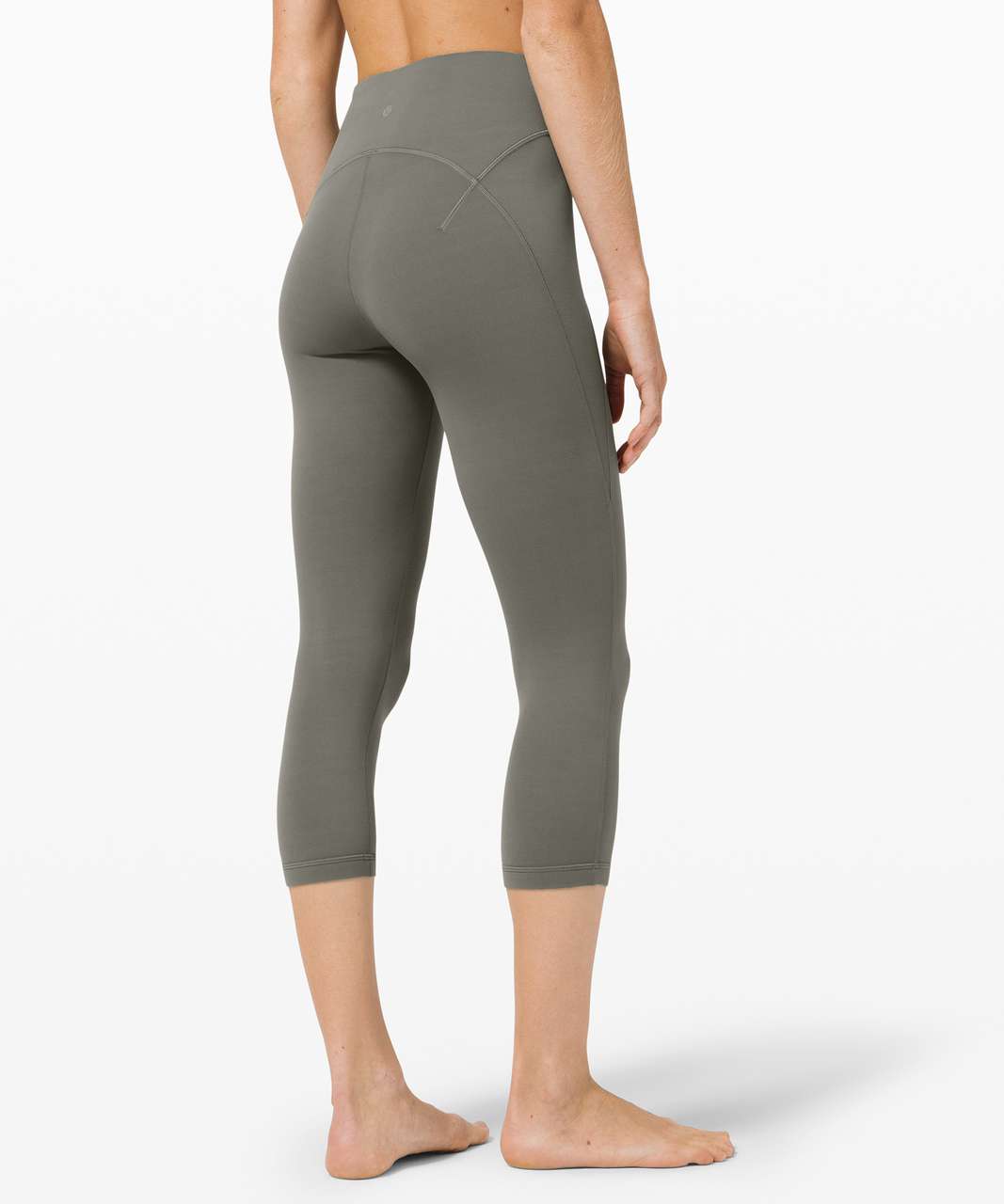 Lululemon Get Centred High Rise Crop 21" - Grey Sage