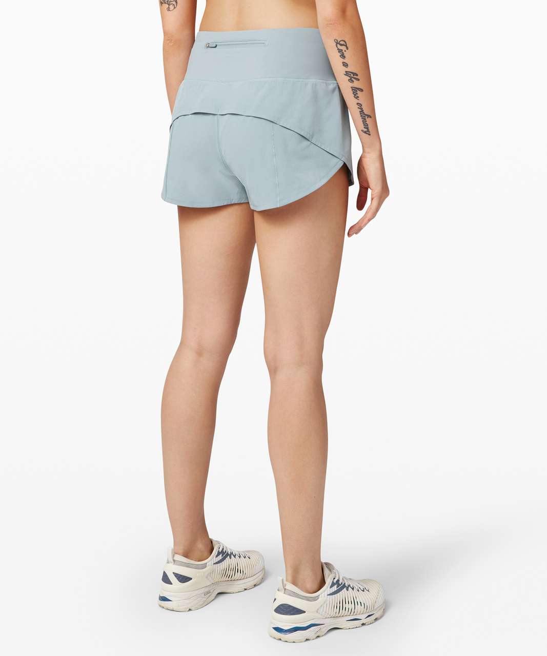 Lululemon Speed Up Short High-Rise *2.5 - Blue Cast - lulu fanatics