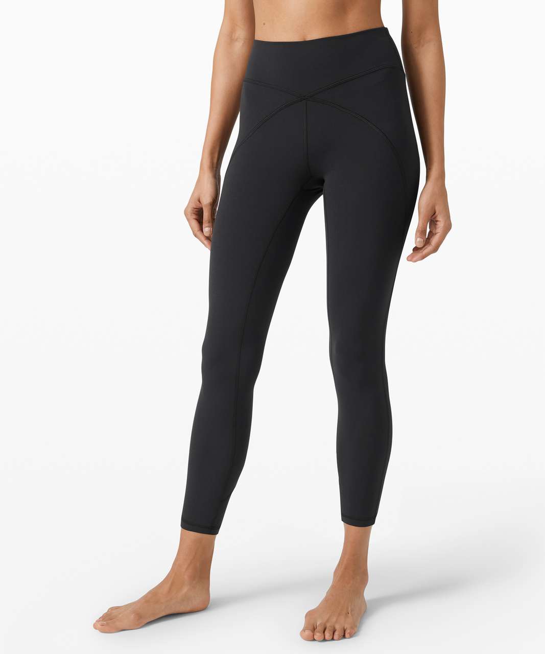 Lululemon Get Centred High Rise Tight 25 - Black - lulu fanatics