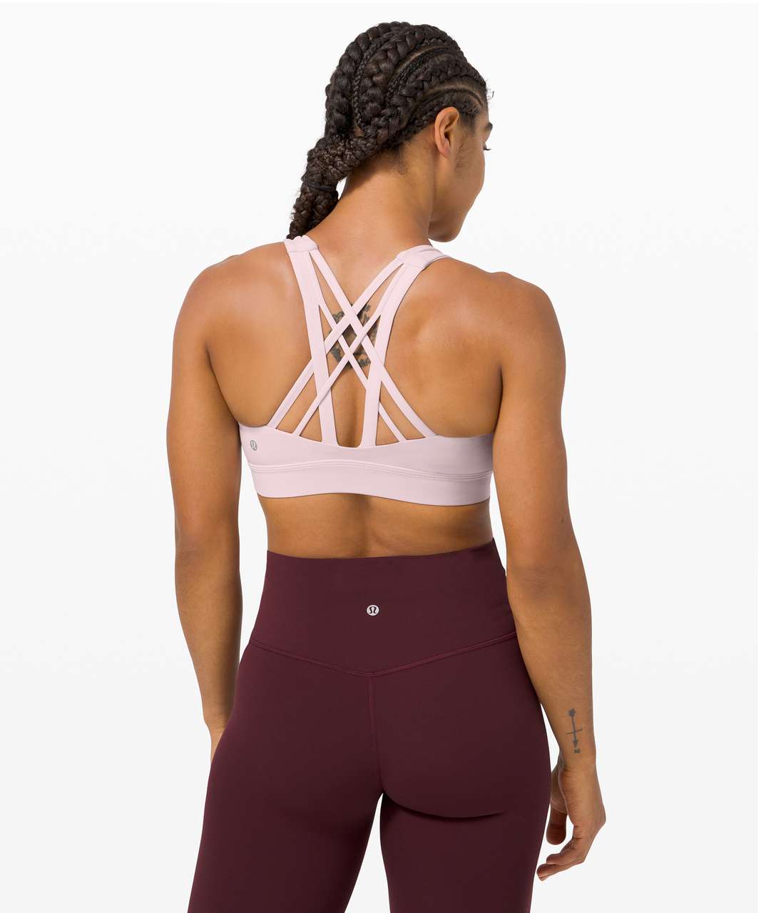 Lululemon Free to Be Elevated Bra *Light Support, DD/DDD(E) Cup - Seal Grey  / Dew Pink - lulu fanatics