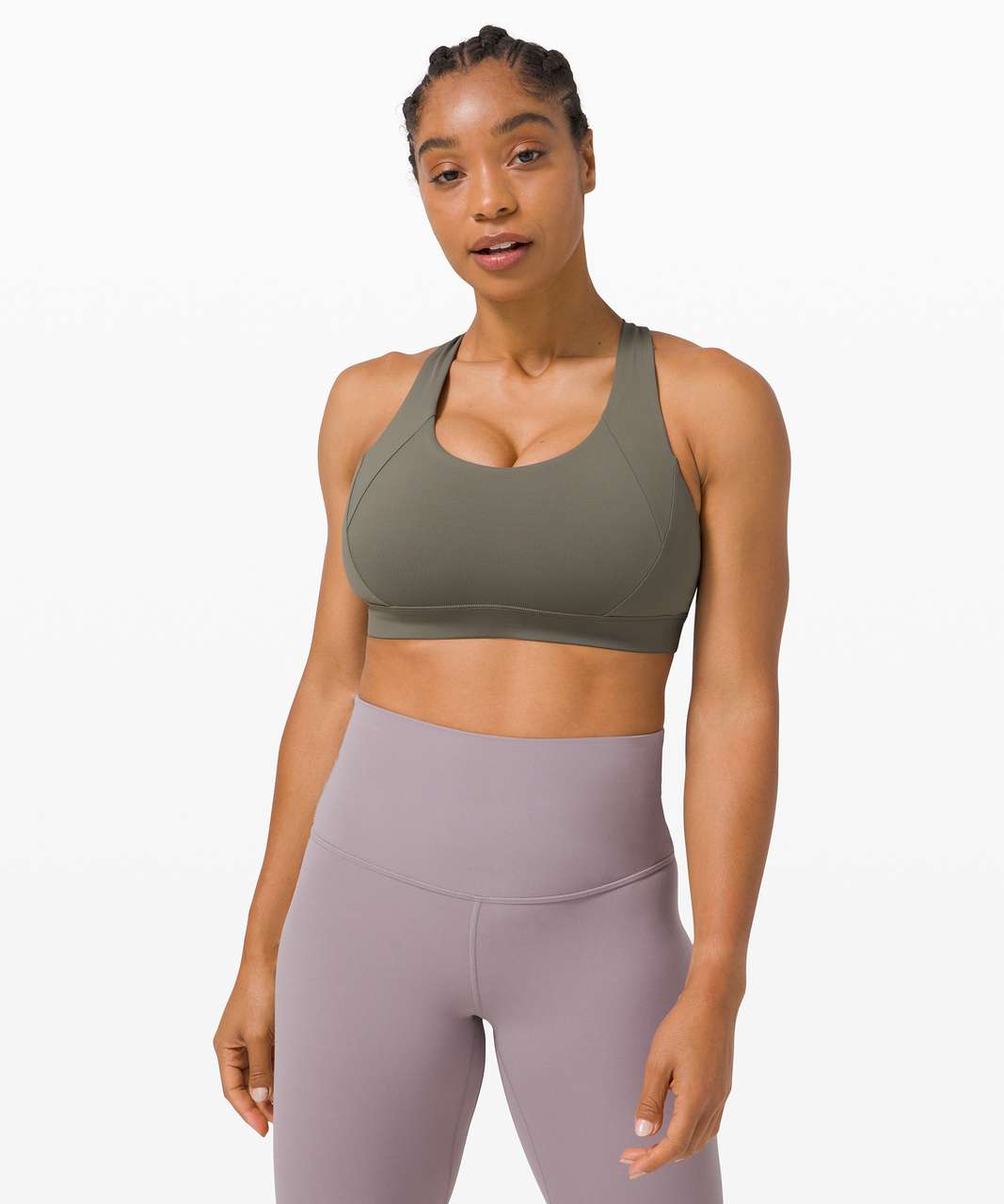 Lululemon Free To Be Elevated Bra *Light Support, DD/E Cup - Grey Sage -  lulu fanatics