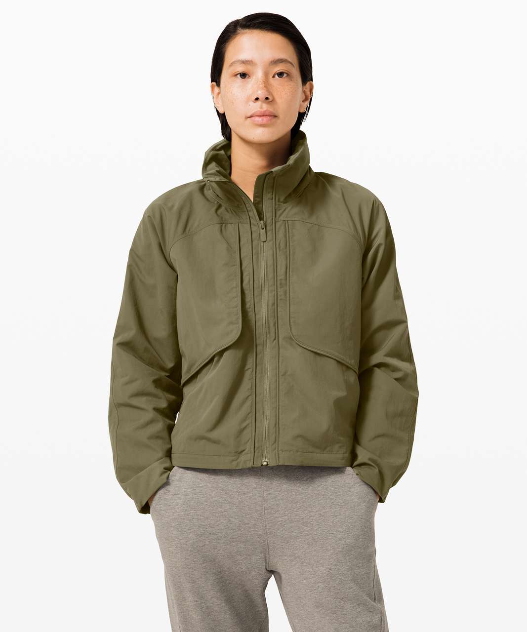 Lululemon Always Effortless Jacket - Medium Olive (First Release) - lulu  fanatics