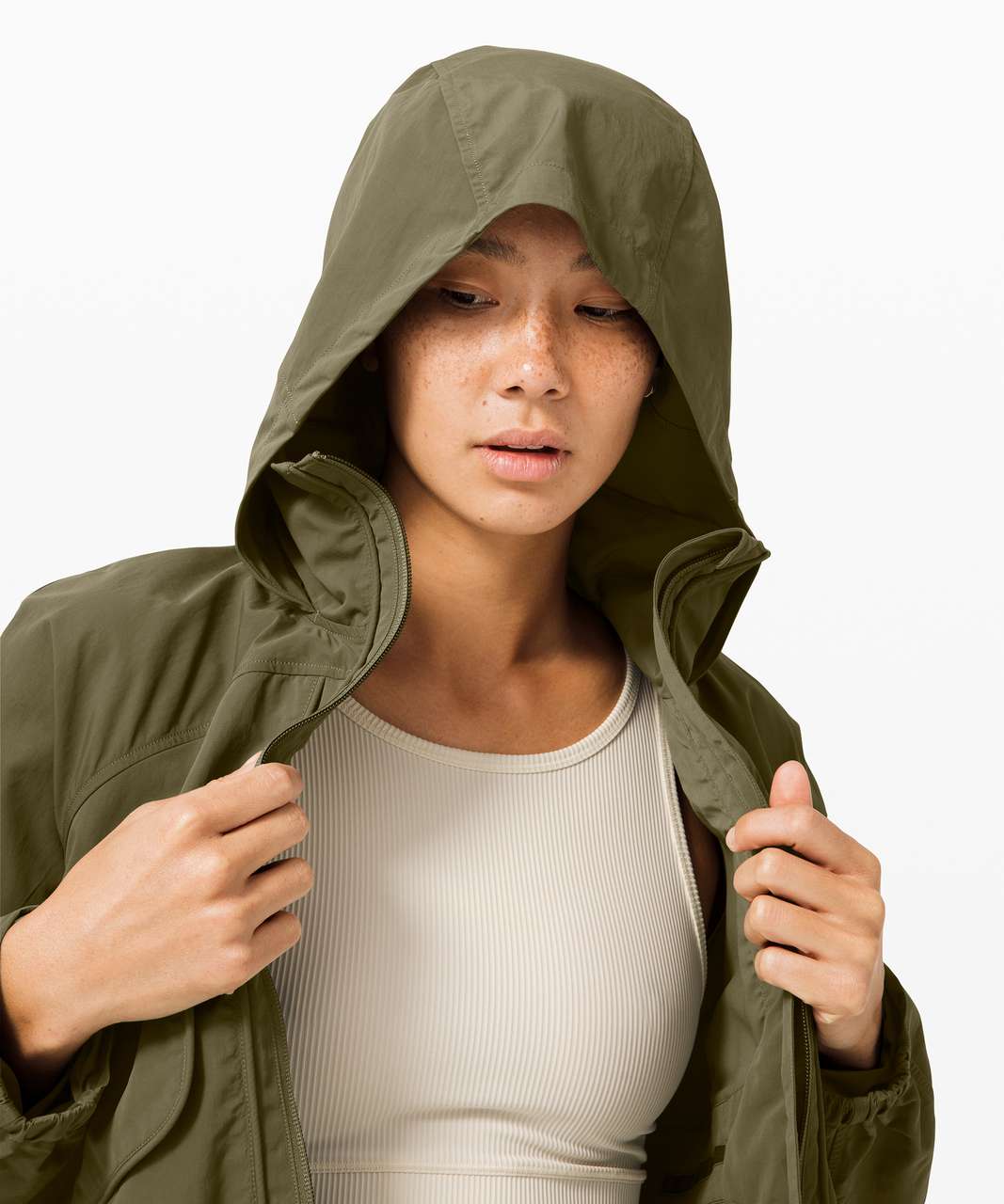 Lululemon Always Effortless Jacket - Medium Olive (First Release) - lulu  fanatics