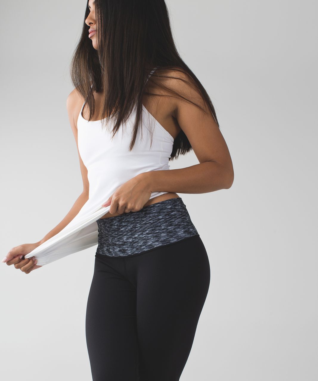 Lululemon Groove Pant III (Regular) - Black / Dramatic Static White Black - lulu  fanatics