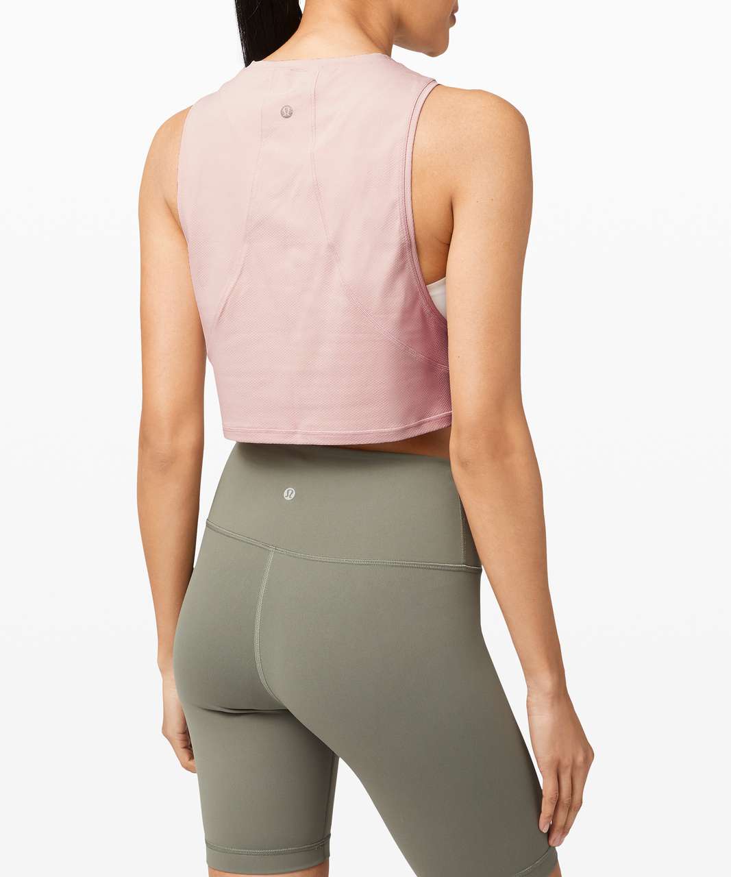 Lululemon Muscle Love Crop Tank *Tough - Misty Pink - lulu fanatics