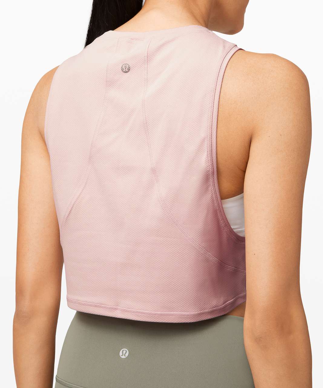 Lululemon Muscle Love Crop Tank *Tough - Misty Pink