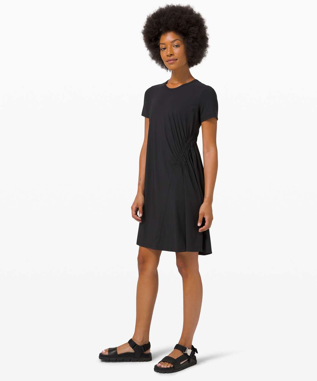 Lululemon Seek Sun Dress - Black - lulu fanatics