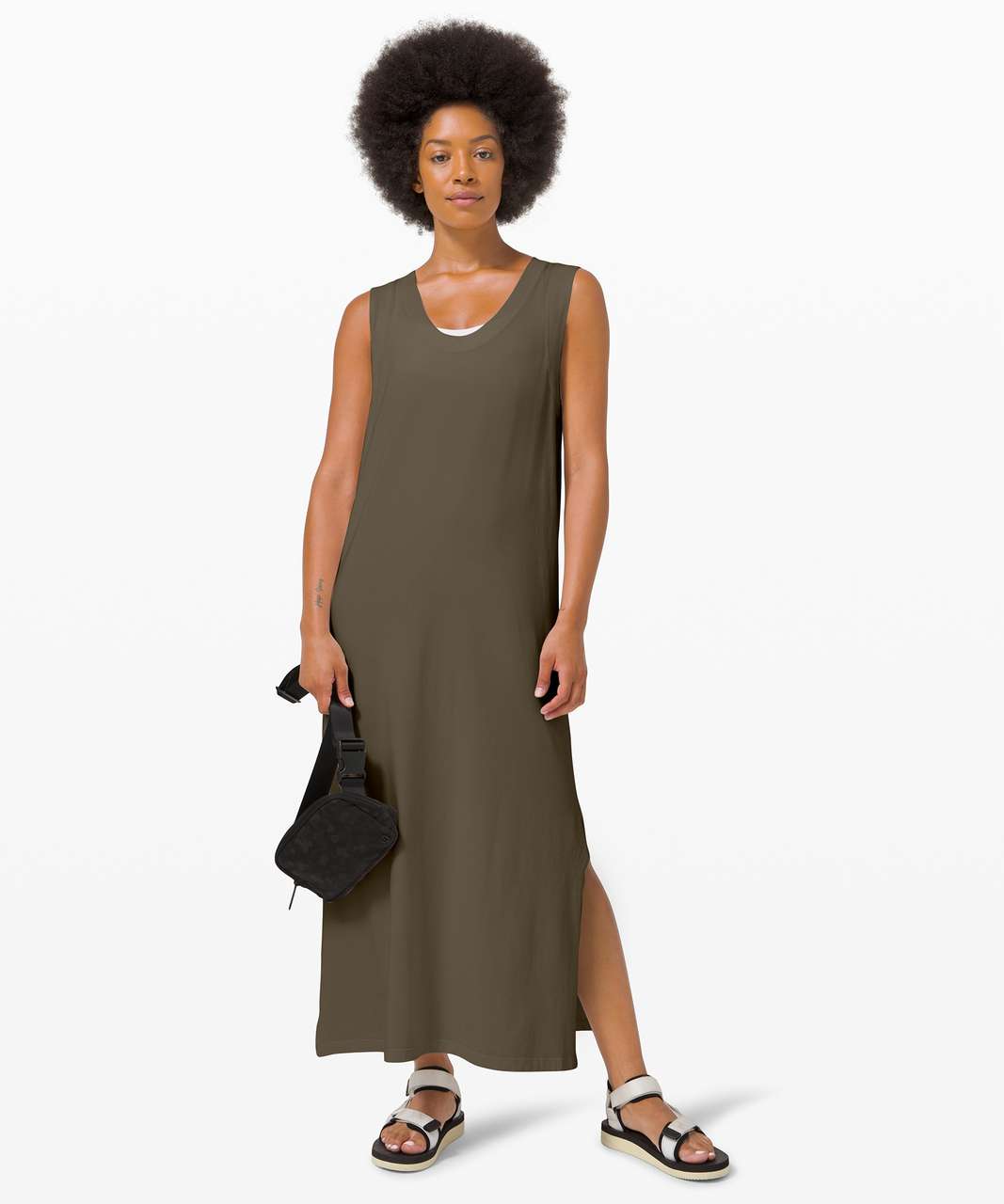 Lululemon All Yours Tank Maxi Dress - Dark Olive