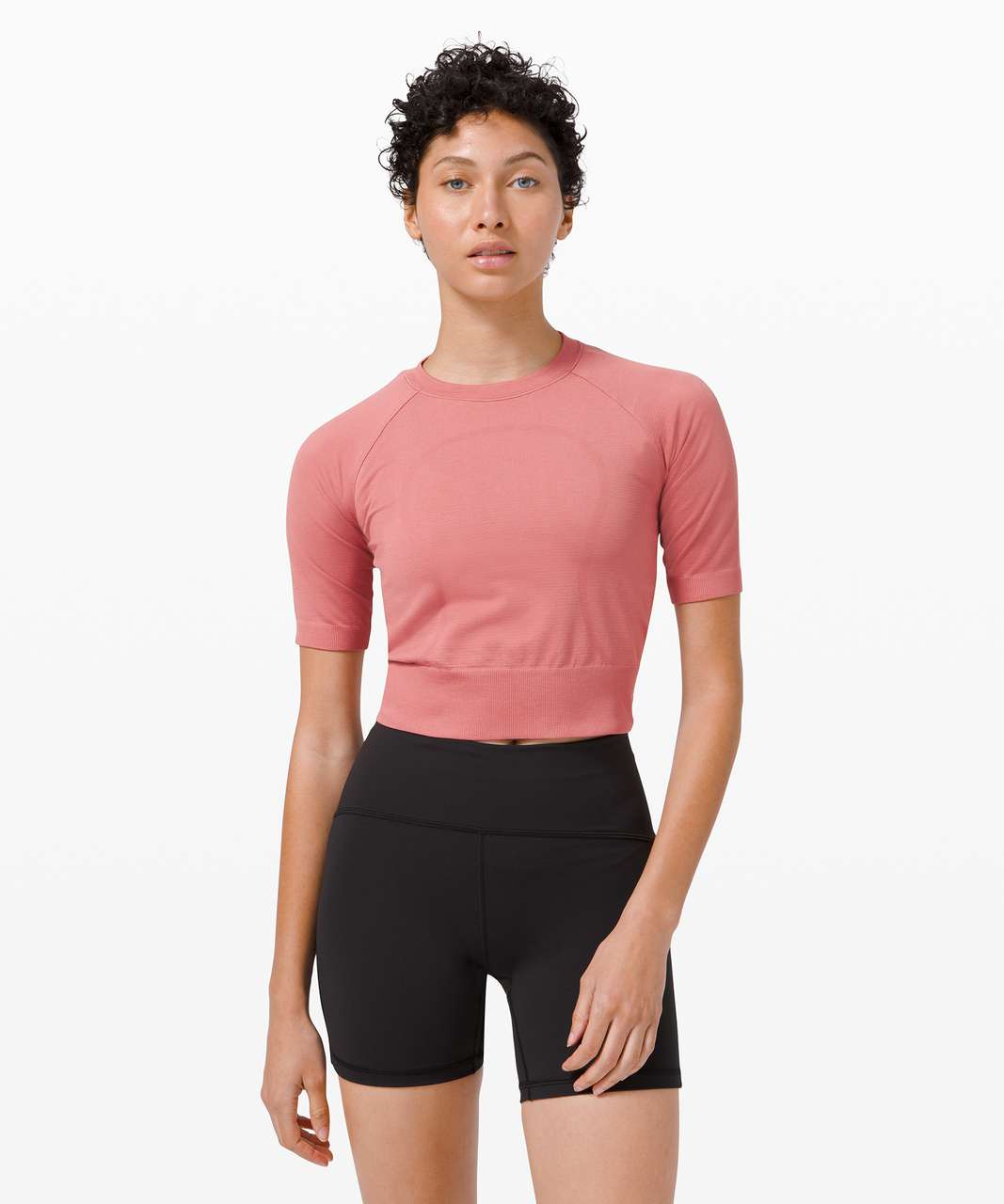 Lululemon Swiftly Train Short Sleeve 2.0 - Cherry Tint / Cherry Tint