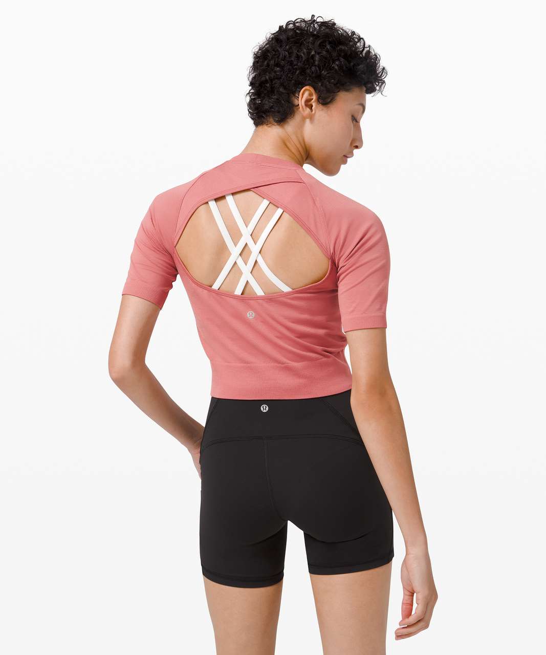 Lululemon Swiftly Train Short Sleeve 2.0 - Cherry Tint / Cherry Tint