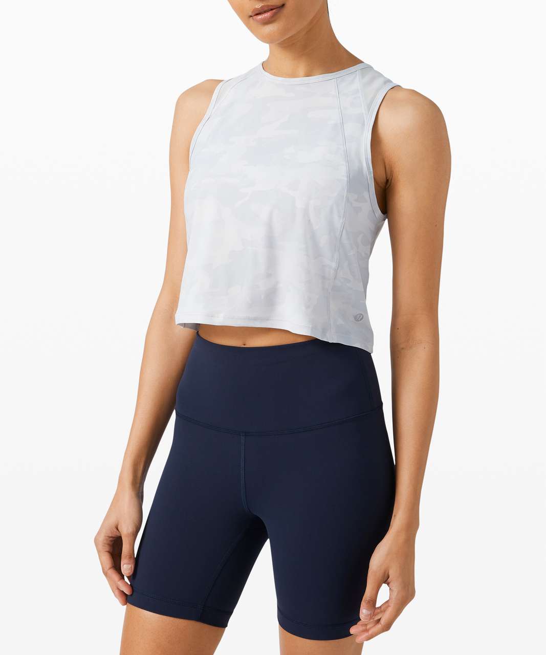 White Matte Sculpt Micro Crop Top