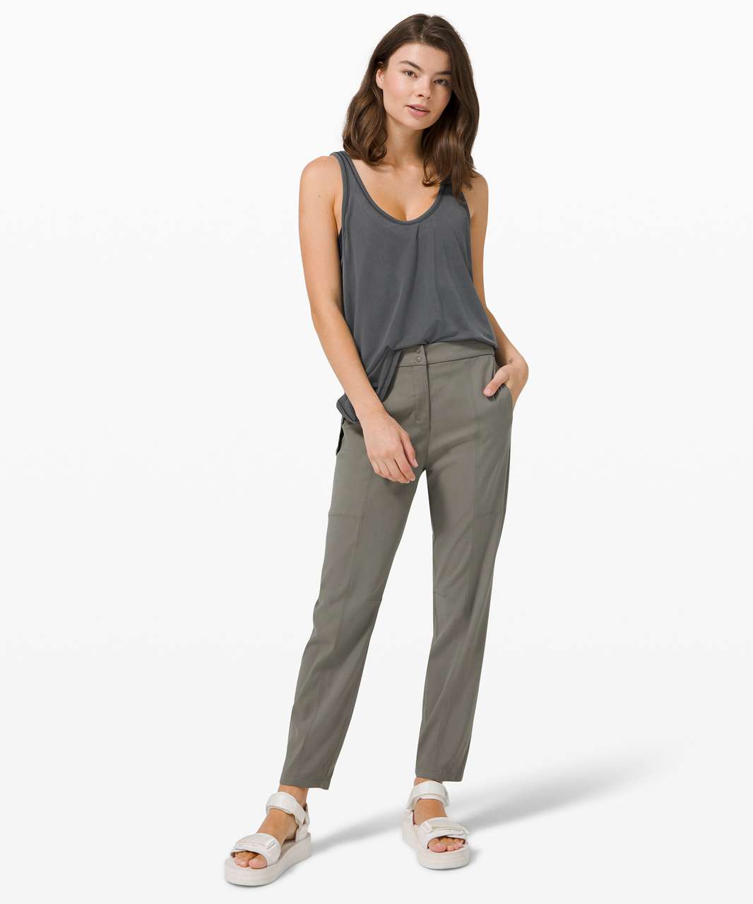 Lululemon Ease of It All Tank - Graphite Grey