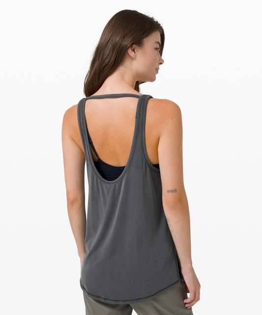 Lululemon Wake & Flow Camisole - Black - lulu fanatics