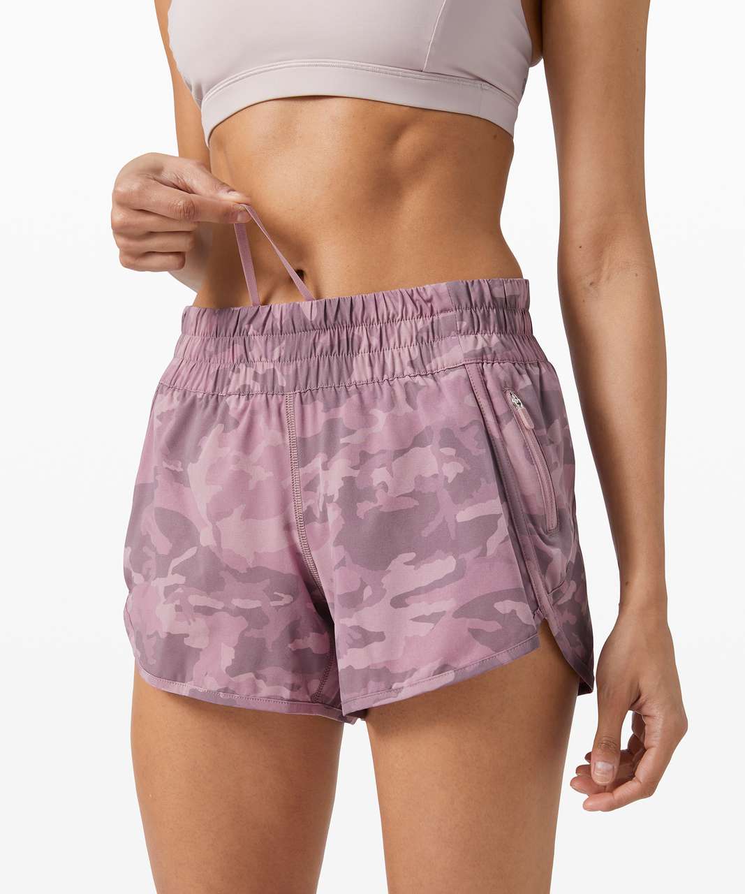 lulu pink camo shorts