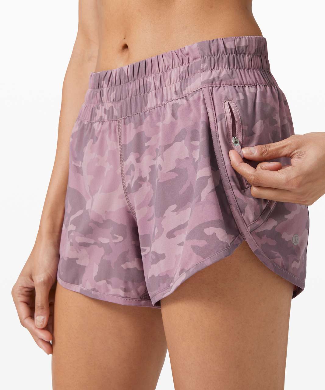 NEW LULULEMON Tracker 4 Short 4 Incognito Camo Multi Grey