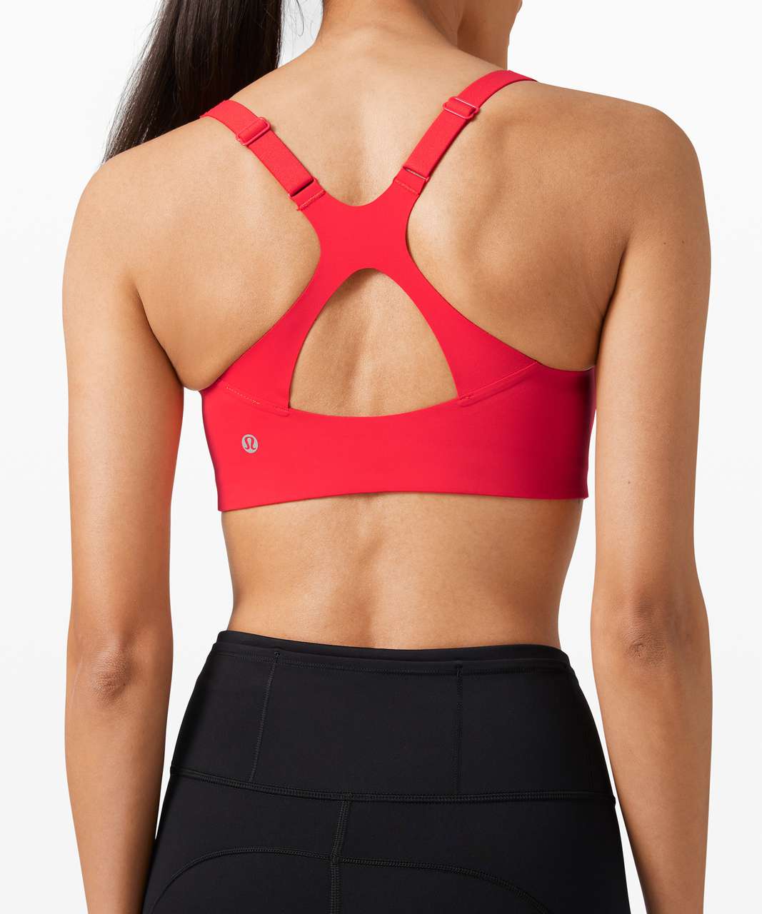 Lululemon Energy Longline Bra Medium Support, B–D Cups in Red