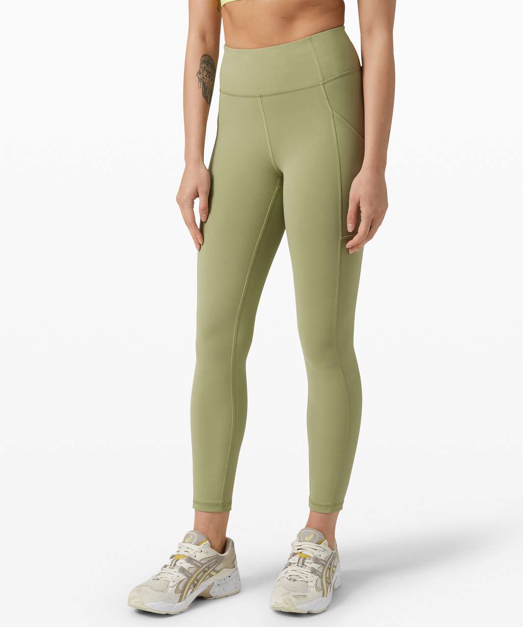 Lululemon Invigorate High-Rise Tight 25 - Smoked Spruce - lulu fanatics