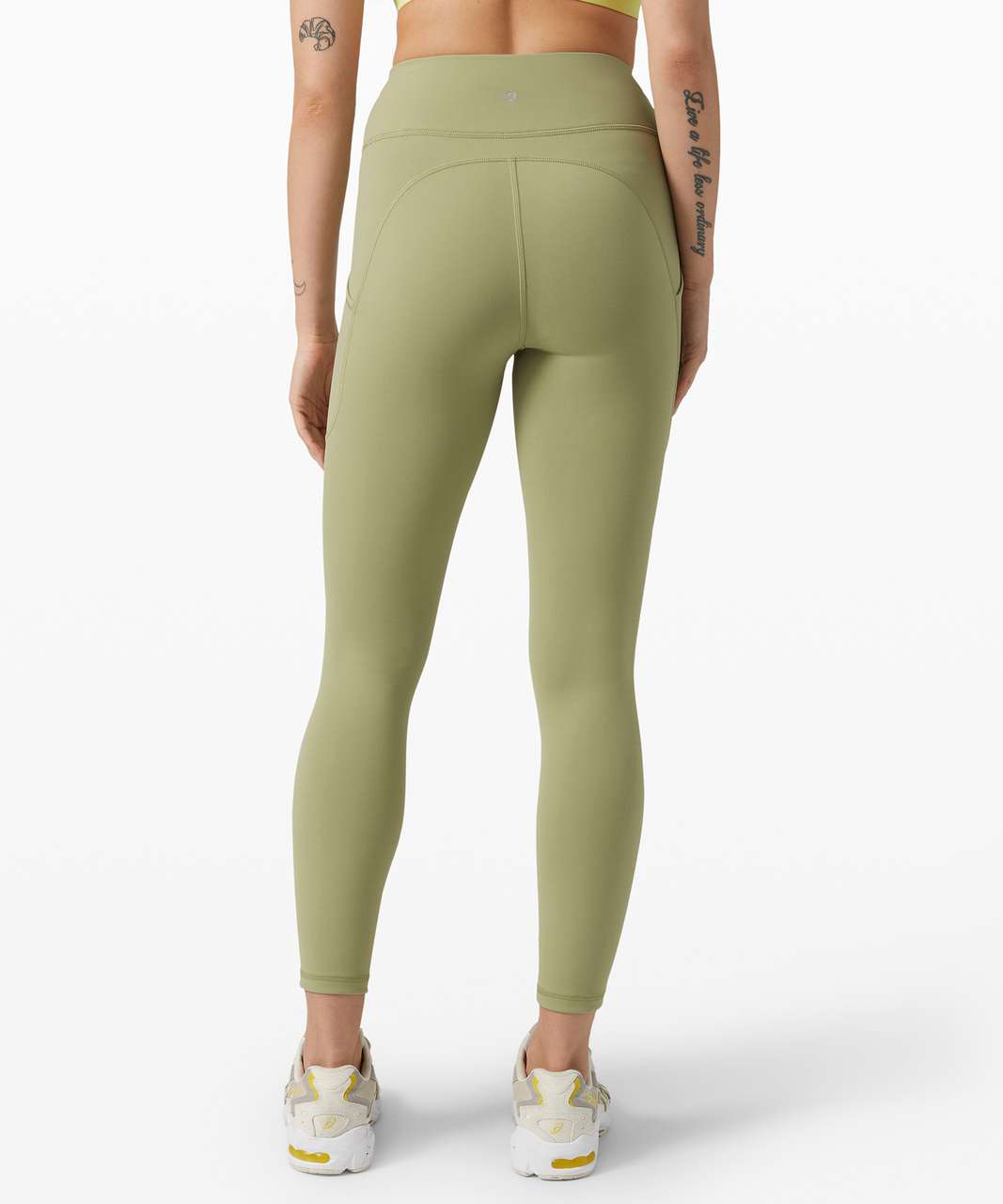 lululemon athletica, Pants & Jumpsuits, Lululemon Instill Tight 25  Legging Green Brzg Sz