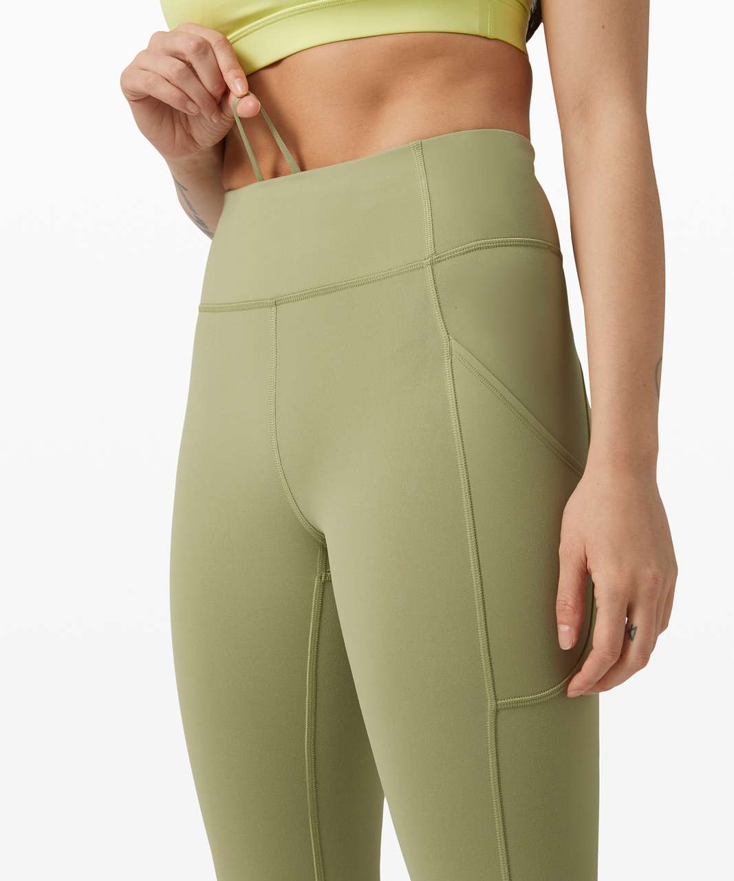 Lululemon Invigorate High Rise Tight 25 NWT Size 20 Willow Green LW5CQFS  WLWG