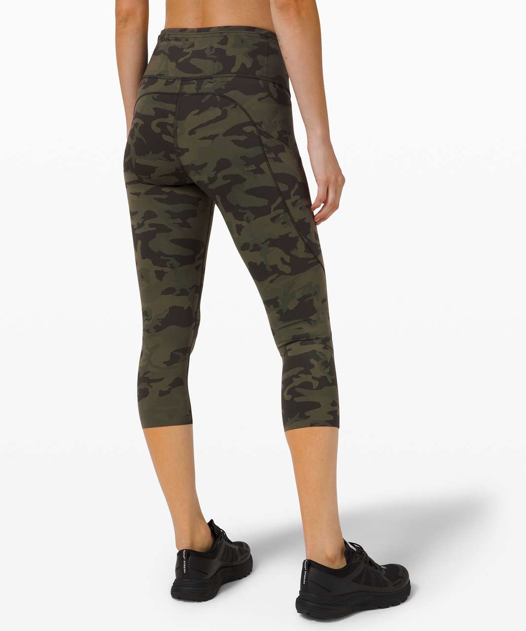 Lululemon Fast and Free Crop II 19 *Non-Reflective - Incognito