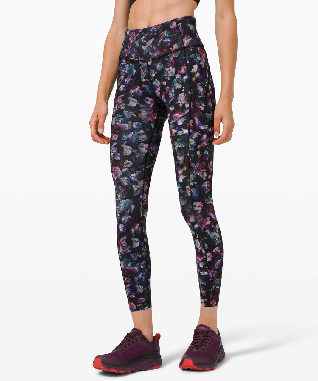 Lululemon Fast and Free Tight II 25" *Non-Reflective Nulux - Activate Floral Multi