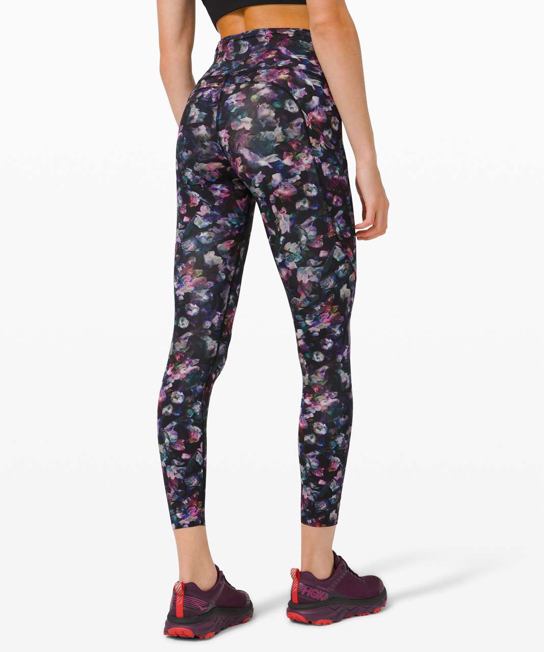 Lululemon Fast and Free High Rise Tight 25 in Floral Flux Multi Size 4