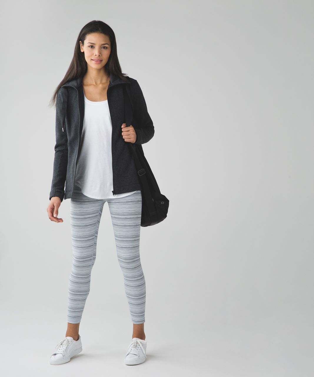 Lululemon High Times Pant - Cyber Stripe White Silver Fox - lulu fanatics