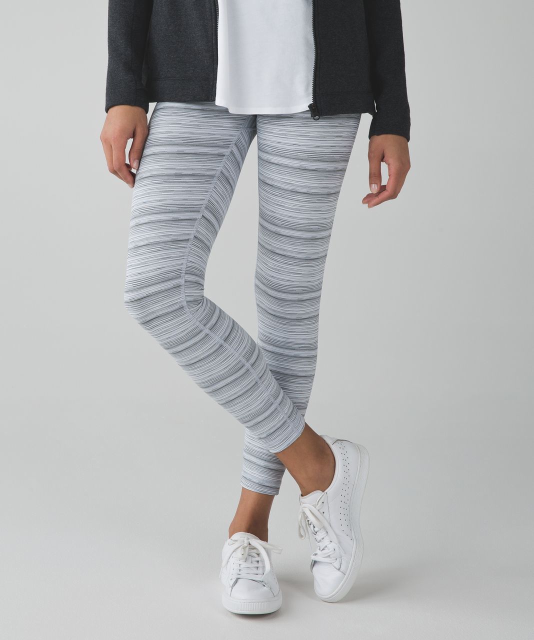 Lululemon Athletica Cyber Stripe Silver Fox High Times Pants