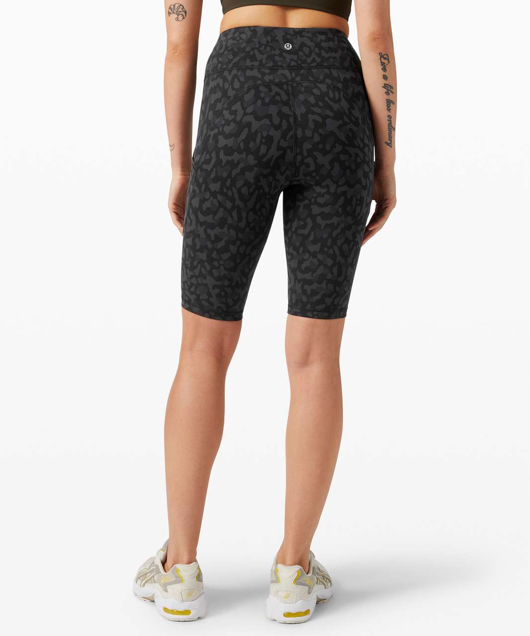 Lululemon Invigorate High-Rise Short 10 - Formation Camo Deep Coal Multi -  lulu fanatics