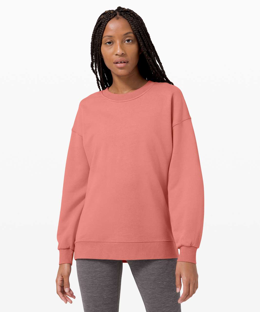 Lululemon Perfectly Oversized Crew - Brier Rose