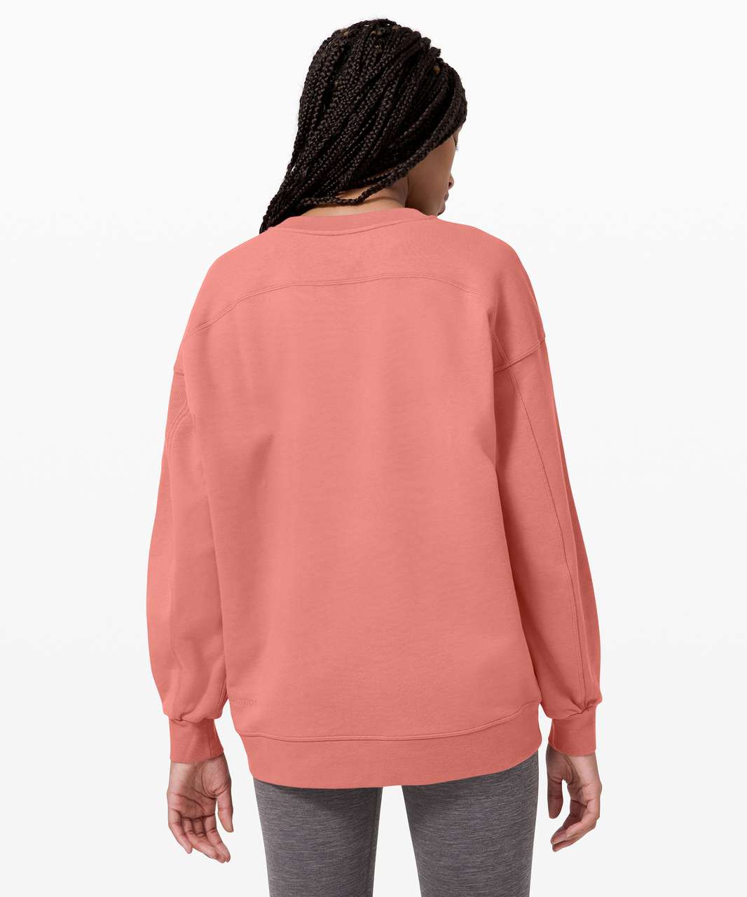 Lululemon Perfectly Oversized Crew - Feather Pink - lulu fanatics