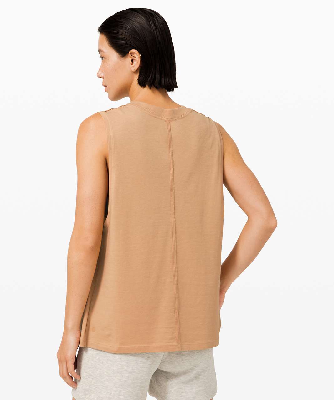 Lululemon All Yours Boyfriend Tank - Beech Wood