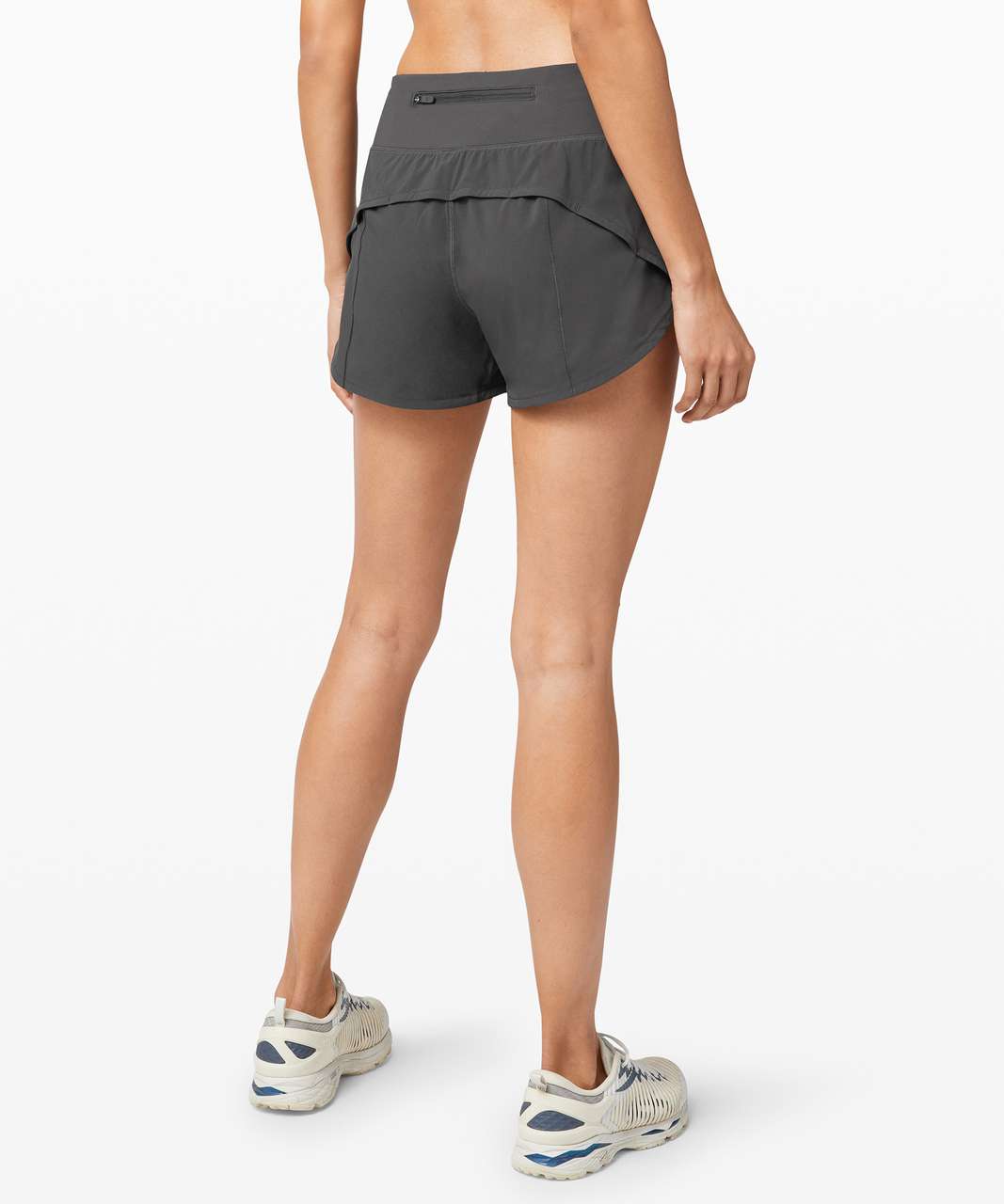 lululemon grey speed up shorts