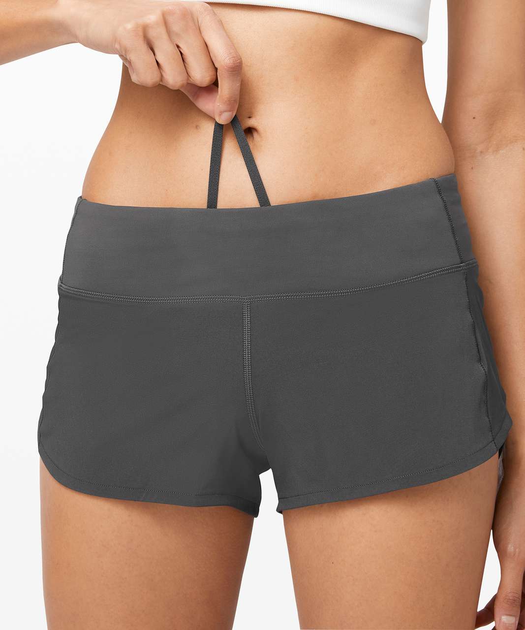 Lululemon Speed Up Short *2.5 - Graphite Grey - lulu fanatics