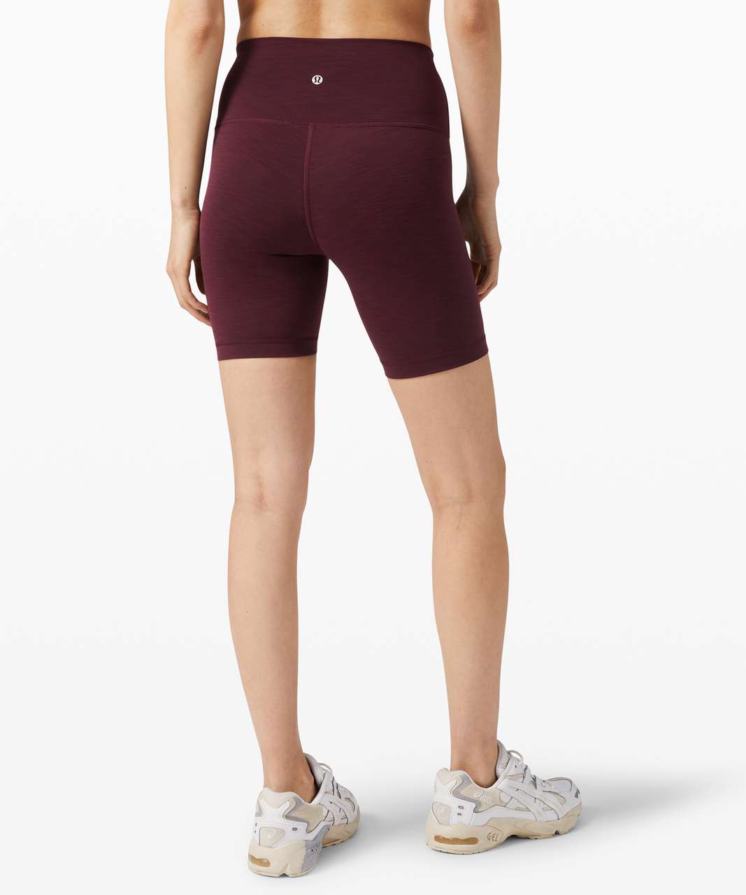 Lululemon Wunder Train High-Rise Short 6 - Heathered Cassis - lulu fanatics