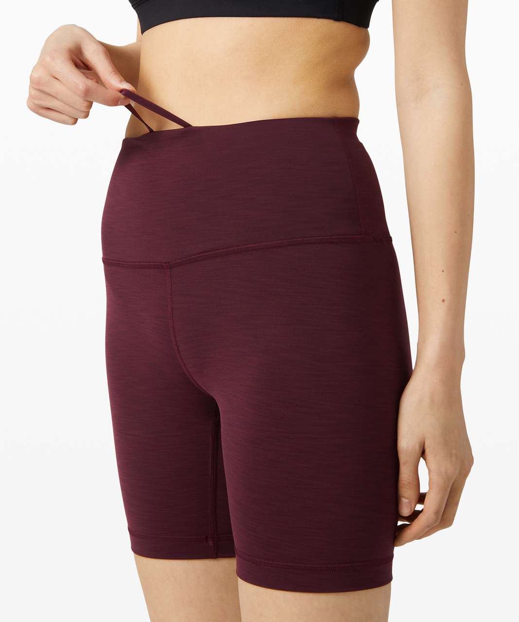 Lululemon Wunder Train High-Rise Short 6 - Heathered Cassis