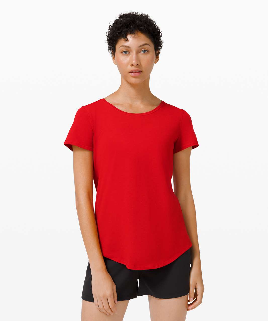 Lululemon All Yours Cropped Crew *Lunar New Year - Love Red - lulu fanatics