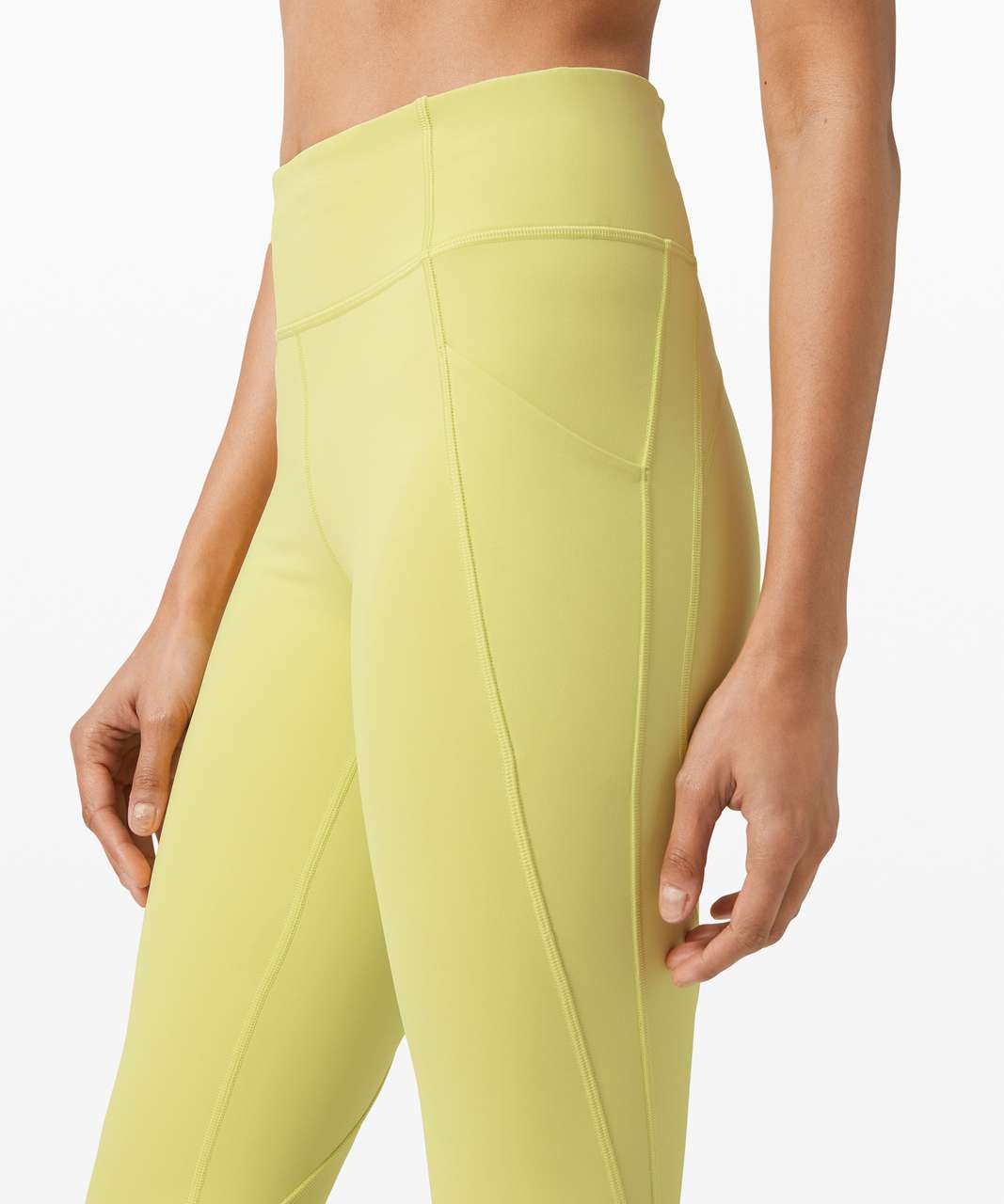 Lululemon Time To Sweat Crop 23" - Lemon Vibe